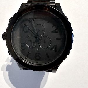 Nixon 51-30 Chrono - Men’s (Matte Black/Dark Tortoise)